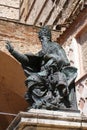Perugia Bronze statue of Pope Julius III Royalty Free Stock Photo